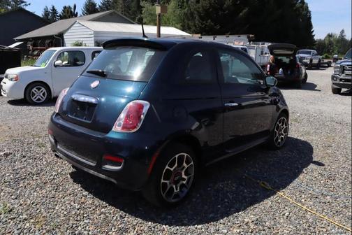 Verde Azzurro (Blue-Green) 2015 FIAT 500 Sport