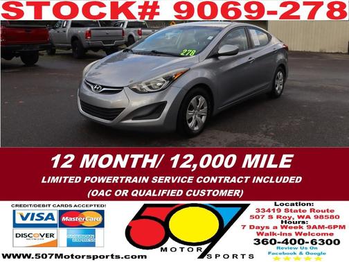 2016 Hyundai ELANTRA SE