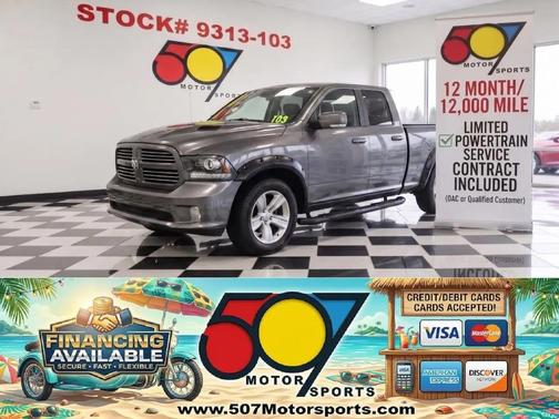 Gray 2013 RAM 1500 Sport