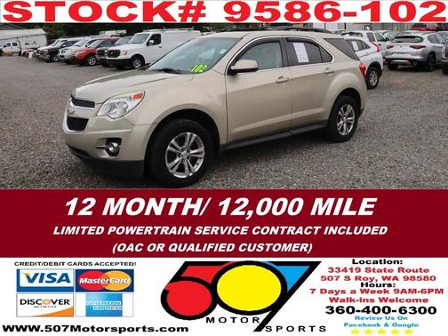 Gold 2013 Chevrolet Equinox 2LT