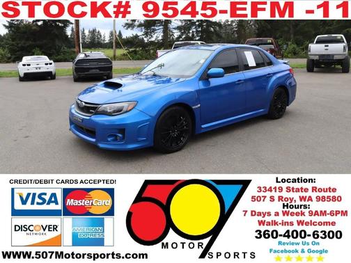 WR Blue Pearl 2011 Subaru Impreza WRX Limited