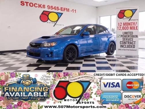 WR Blue Pearl 2011 Subaru Impreza WRX Limited