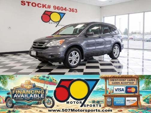 Gray 2010 Honda CR-V EX-L