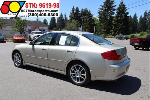 Gold 2006 INFINITI G35 Base