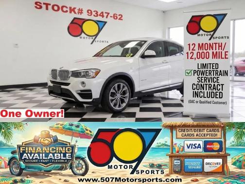 White 2015 BMW X4 xDrive28i