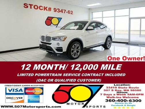 White 2015 BMW X4 xDrive28i