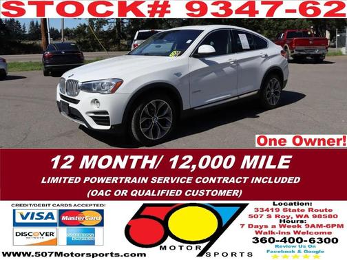 White 2015 BMW X4 xDrive28i
