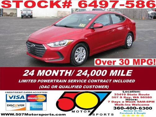 2017 Hyundai ELANTRA SE
