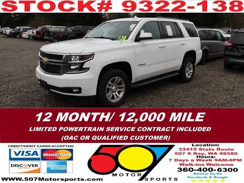 2015 Chevrolet Tahoe LT