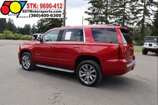 Red 2015 Chevrolet Tahoe LTZ