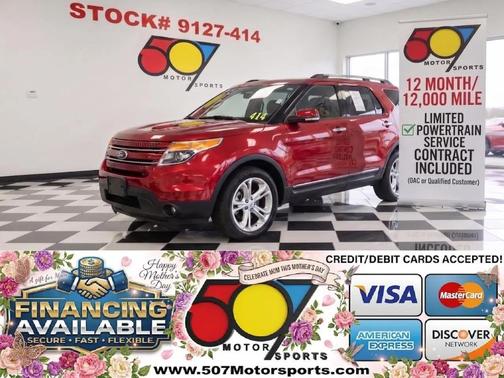 Ruby Red Metallic Tinted Clearcoat 2014 Ford Explorer Limited