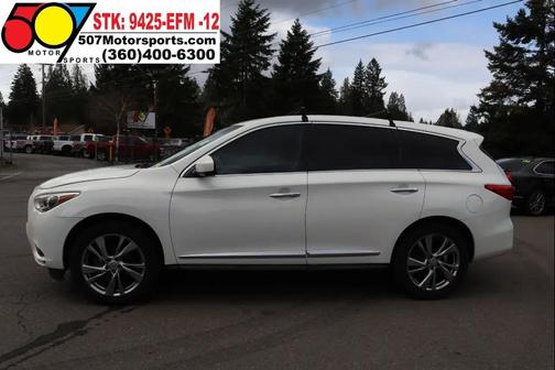 Moonlight White 2014 INFINITI QX60 Base