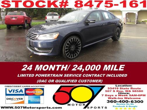 2012 Volkswagen Passat 2.5 S