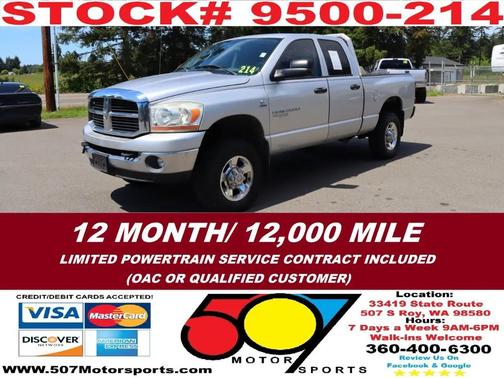 Gray 2006 Dodge Ram 2500 SLT/TRX