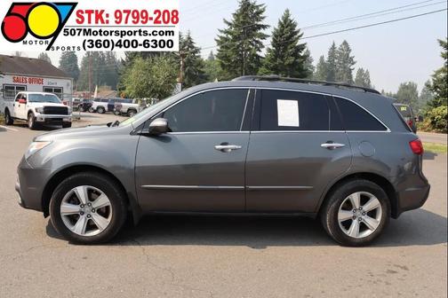 Crystal Black Pearl 2011 Acura MDX 3.7L Technology