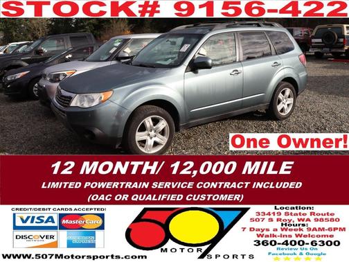 2009 Subaru Forester 2.5 X