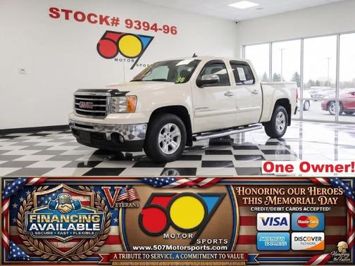 White 2013 GMC Sierra 1500 SLT