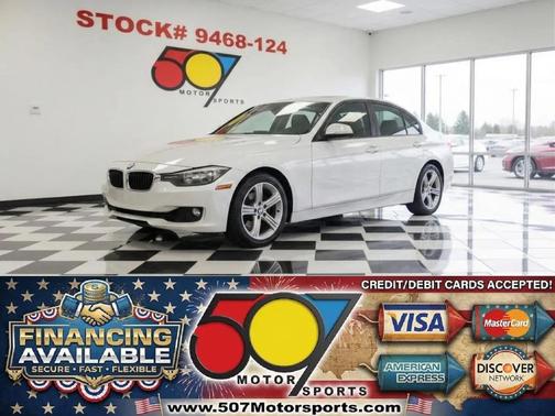 White 2015 BMW 328 328i Sedan
