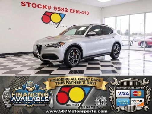 Silver 2018 Alfa Romeo Stelvio Sport