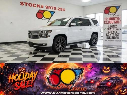 White 2015 Chevrolet Tahoe LTZ
