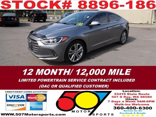 2017 Hyundai ELANTRA Limited