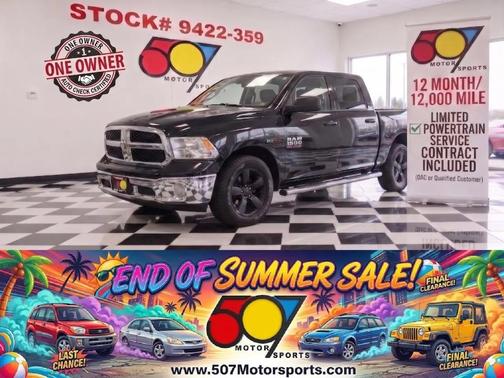 Black 2019 RAM 1500 Tradesman