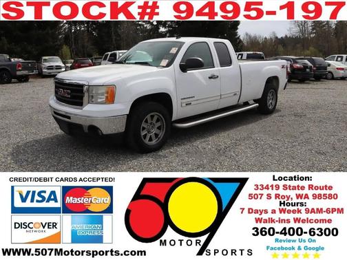 Summit White 2011 GMC Sierra 1500 SLE