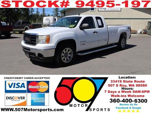 Summit White 2011 GMC Sierra 1500 SLE