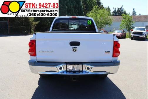 Bright White Clearcoat 2005 Dodge Dakota SLT Quad Cab