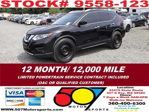 Magnetic Black Pearl 2019 Nissan Rogue SV