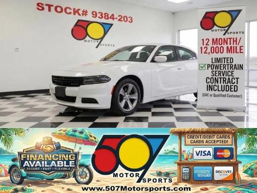 Bright White Clearcoat 2016 Dodge Charger SXT