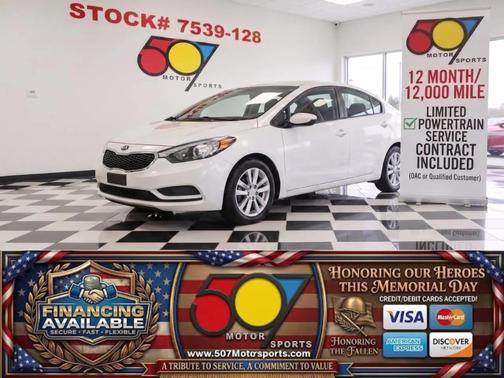 Snow White Pearl 2014 Kia Forte LX