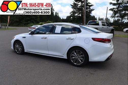 Snow White Pearl 2018 Kia Optima SX Turbo