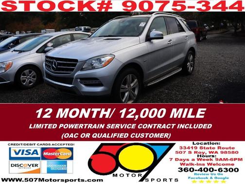 2012 Mercedes-Benz M-Class 4MATIC