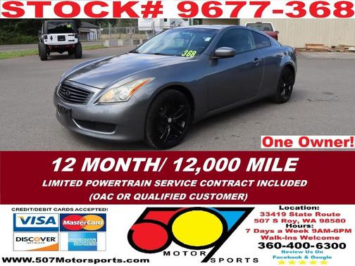 Gray 2010 INFINITI G37 G37x AWD