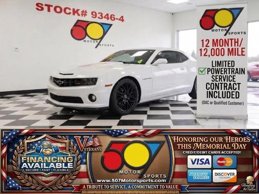 Summit White 2013 Chevrolet Camaro 2LT