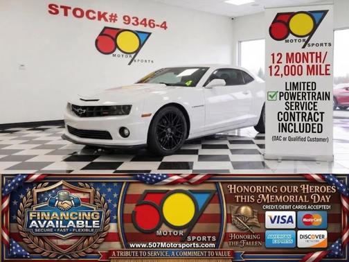 Summit White 2013 Chevrolet Camaro 2LT