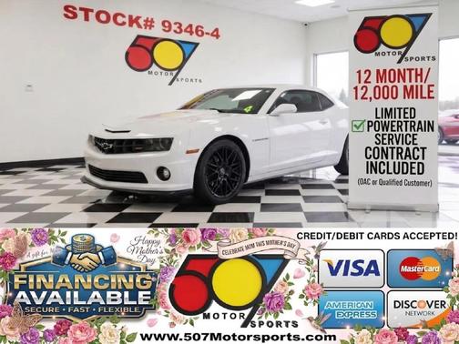 Summit White 2013 Chevrolet Camaro 2LT