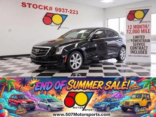 Black 2016 Cadillac ATS 2.0L Turbo