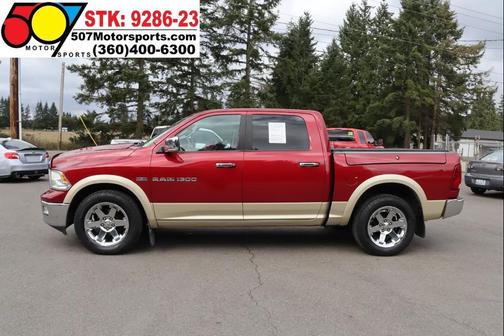 Red 2011 Dodge Ram 1500 Laramie