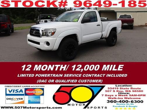 White 2007 Toyota Tacoma PreRunner
