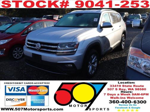 2019 Volkswagen Atlas 3.6L SE w/Technology