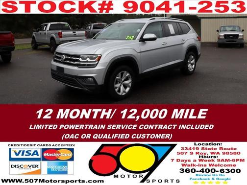 2019 Volkswagen Atlas 3.6L SE w/Technology