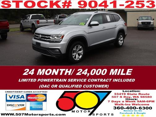 2019 Volkswagen Atlas 3.6L SE w/Technology