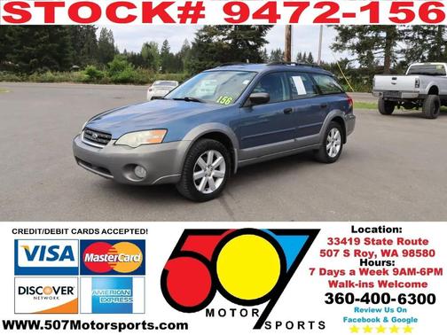 Blue 2006 Subaru Outback 2.5 i