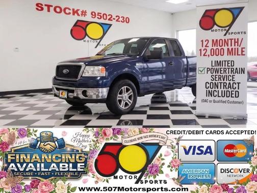 Dark Blue Pearl Clearcoat Metallic 2007 Ford F-150 XLT SuperCab