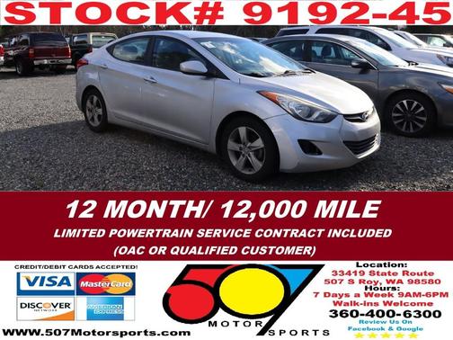 2013 Hyundai ELANTRA GLS