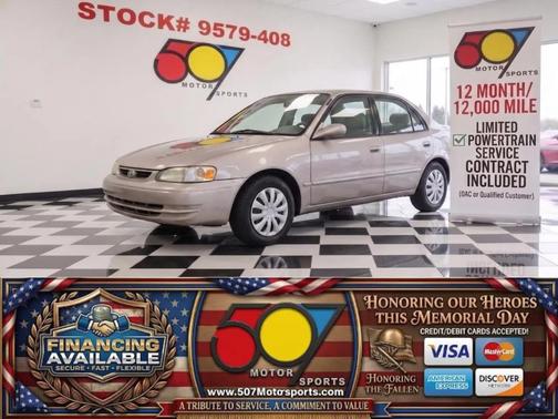 Beige 2000 Toyota Corolla LE