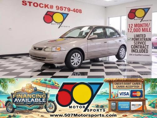 Beige 2000 Toyota Corolla LE