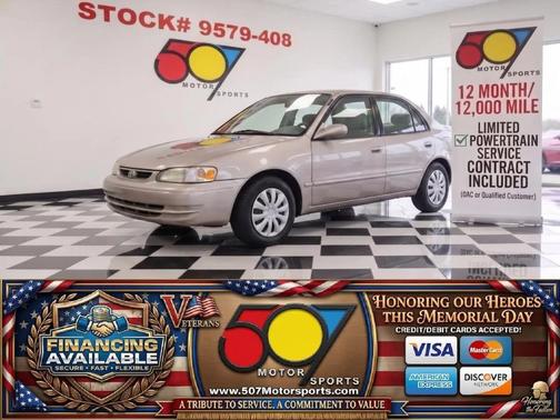 Beige 2000 Toyota Corolla LE